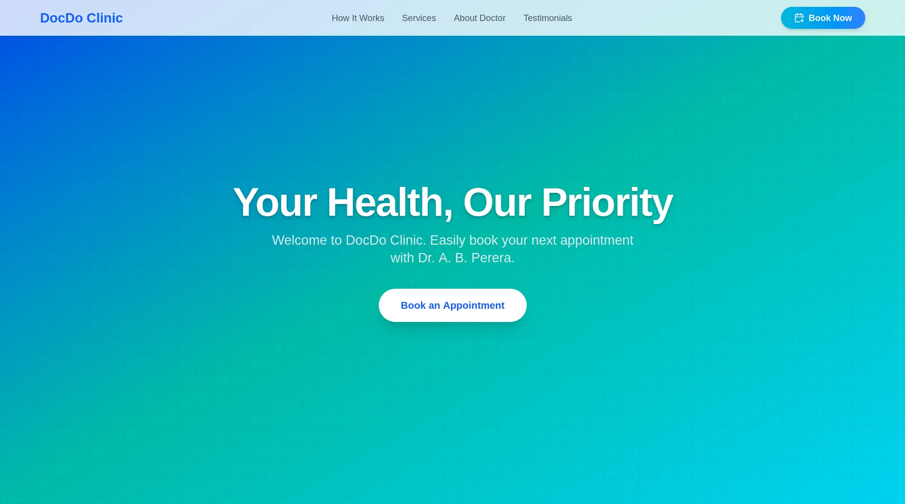 Cover image for Online Appointment Booking System for Patient Engagement